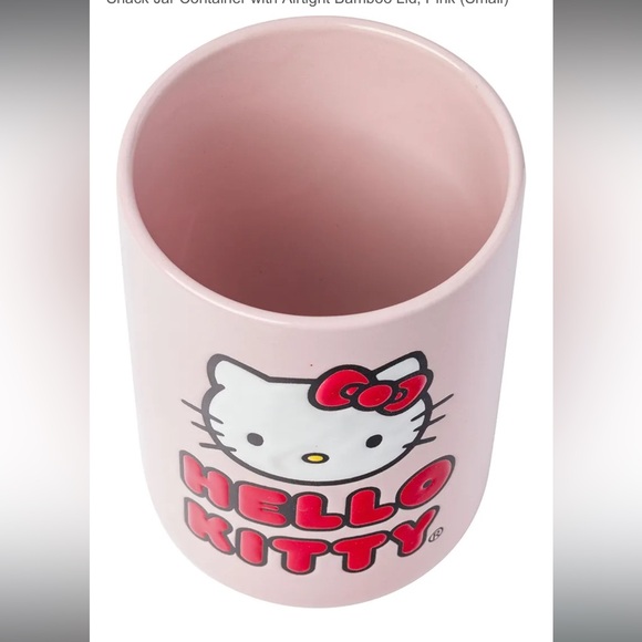 NIB Hello Kitty Pink Ceramic Jar - Picture 5 of 11